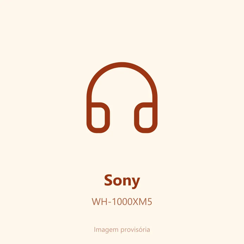 Sony WH-1000XM5 no estojo de transporte