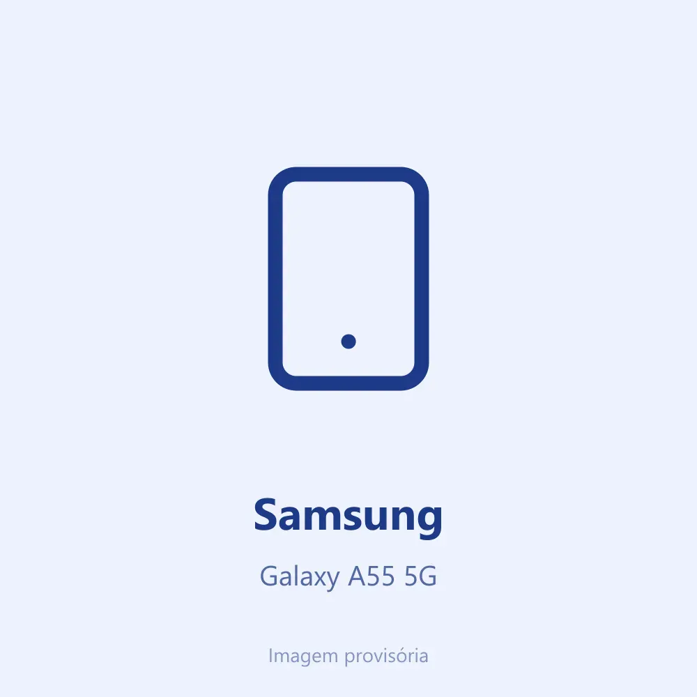 Detalhe das câmeras traseiras do Galaxy A55